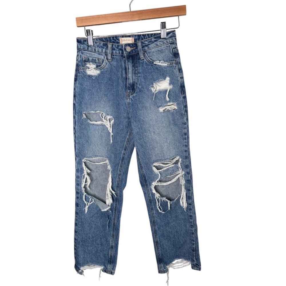 Altar’d State x Vervet Distressed Straight Leg Jeans Size 24